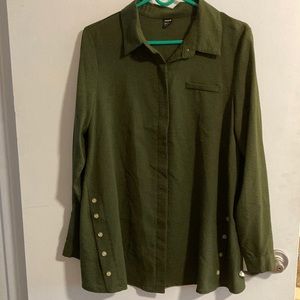 Button up long sleeve top